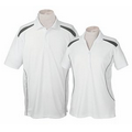 Men's or Ladies' Polo Shirt w/ Contrasting Panels - 25 Day Custom Overseas Express